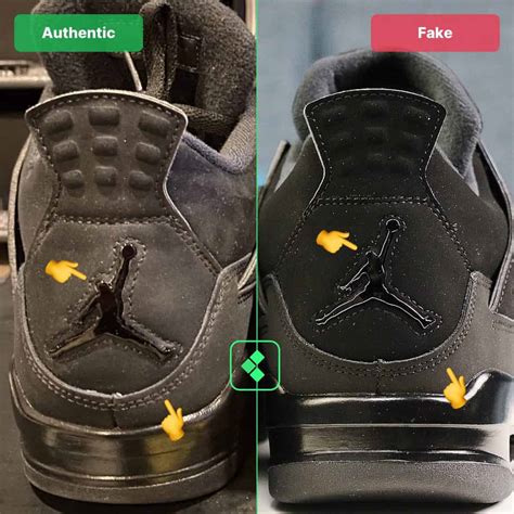 how to see if jordan 4s are fake